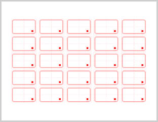 5x5 RFID PVC Prelam inlay